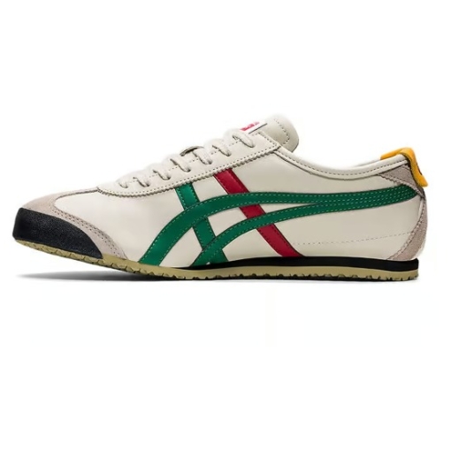 Onitsuka Tiger Mexico 66 Cream Olive Green Shoes For Men's Or Boys DL408-1684