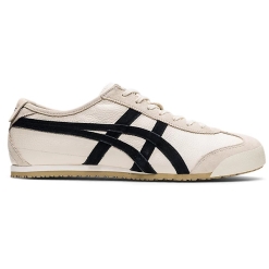 Onitsuka Tiger Mexico 66 Slip-On Cream ANd Black 1183b391-200 Athletic Shoes For Men's Or Boys