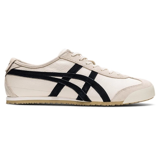 Onitsuka Tiger Mexico 66 Slip-On Cream ANd Black 1183b391-200 Athletic Shoes For Men's Or Boys