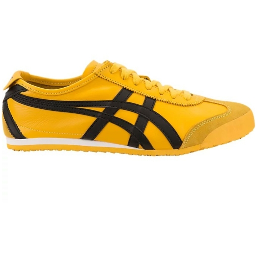 Mens Onitsuka Tiger Mexico 66 Athletic Shoes For Man And Boys - Yellow / Black DL408-0490