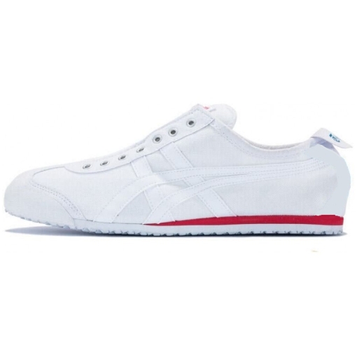Onitsuka Tiger Sports Shoes MEXICO 66 SLIP-ON White Shoes For Man And Women D3K0N-100