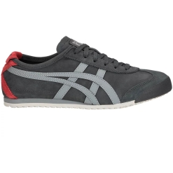 Onitsuka Tiger Unisex Mexico 66 Shoes 1183A148-020, Dark Grey/Stone Grey Slip-On Athletic Shoes For Men's Or Boys