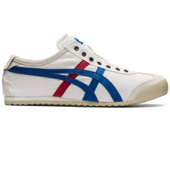 Onitsuka Tiger MEXICO White Blue Red 66 Slip-On Sneakers Casual Shoes For Man And Boys MEX0143