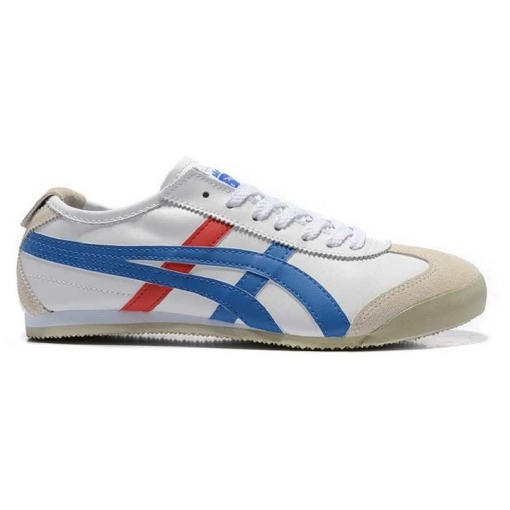 Onitsuka Tiger Mexico 66 White Blue Walking Shoes For Men And Women MEX66WTB