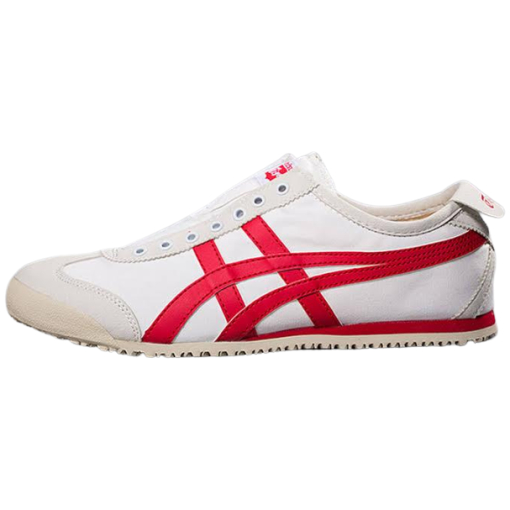 Onitsuka Tiger Mexico 66 Slip-On White RED 1182A087-100 Athletic Shoes For Men's Or Boys