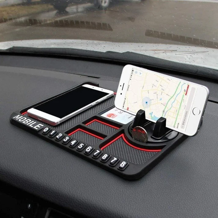 Anti-Slip Car Dashboard Mat & Mobile Phone Holder Mount (CLS-2389751)