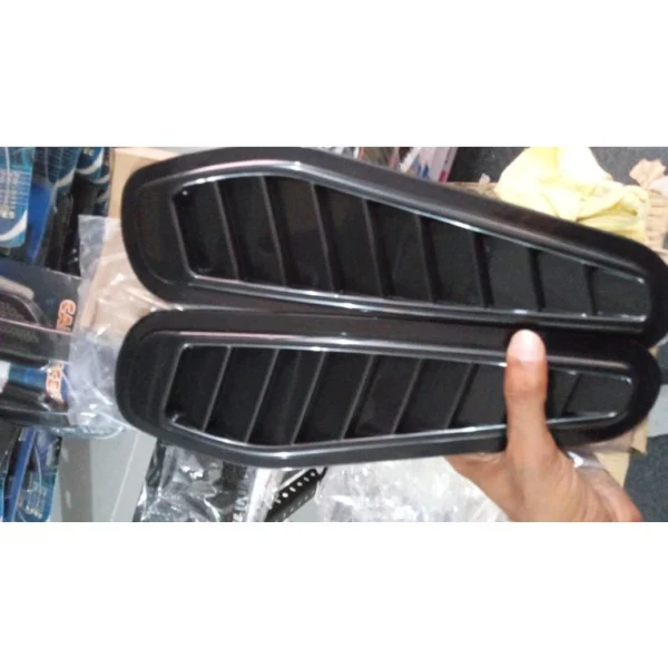 Car Decorative Air Flow Duct Racing Side Scoop Vent Air Flow Sticker Universal for All Cars ( Model 3) (Pack of 2) (CLS-2391748)
